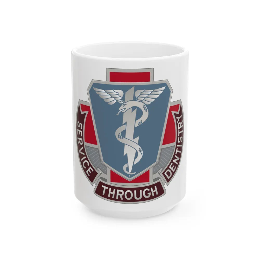 Dental Health Activity Fort Benning (U.S. Army) White Coffee Mug-15oz-Go Mug Yourself