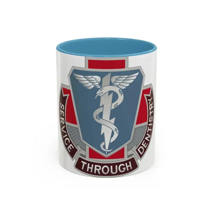 Dental Health Activity Fort Benning (U.S. Army) Accent Coffee Mug 11oz Light Blue - Go Mug Yourself
