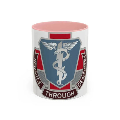 Dental Health Activity Fort Benning (U.S. Army) Accent Coffee Mug 11oz Pink - Go Mug Yourself