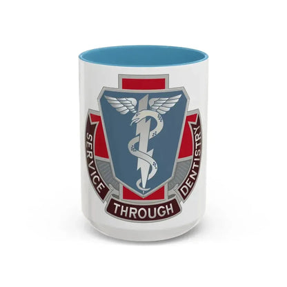 Dental Health Activity Fort Benning (U.S. Army) Accent Coffee Mug 15oz Light Blue - Go Mug Yourself