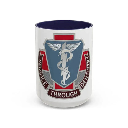 Dental Health Activity Fort Benning (U.S. Army) Accent Coffee Mug 15oz Navy - Go Mug Yourself