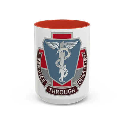 Dental Health Activity Fort Benning (U.S. Army) Accent Coffee Mug 15oz Red - Go Mug Yourself
