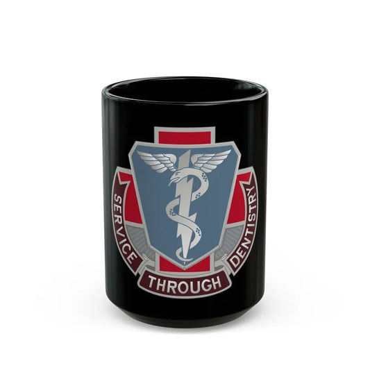 Dental Health Activity Fort Benning (U.S. Army) Black Coffee Mug 15oz - Go Mug Yourself