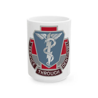 Dental Health Activity Fort Benning (U.S. Army) White Coffee Mug 15oz - Go Mug Yourself