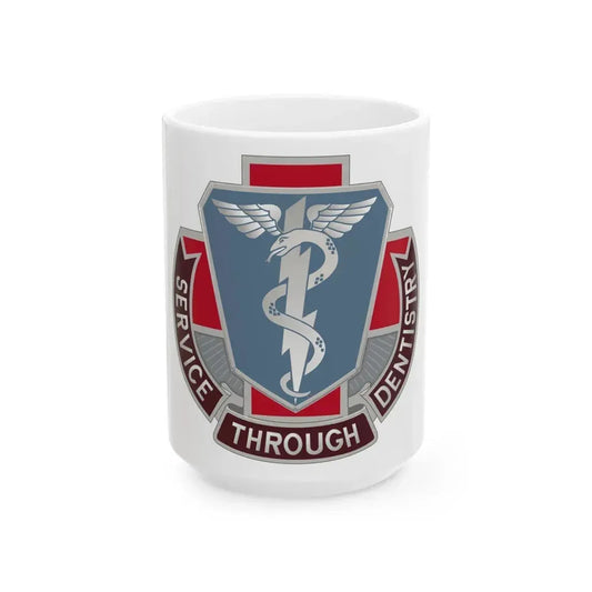 Dental Health Activity Fort Benning (U.S. Army) White Coffee Mug 15oz - Go Mug Yourself