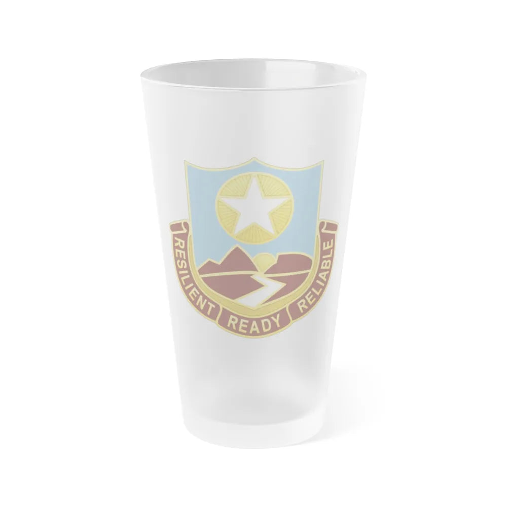 Dental Health Activity Fort Bliss (U.S. Army) Frosted Pint Glass 16oz-Go Mug Yourself