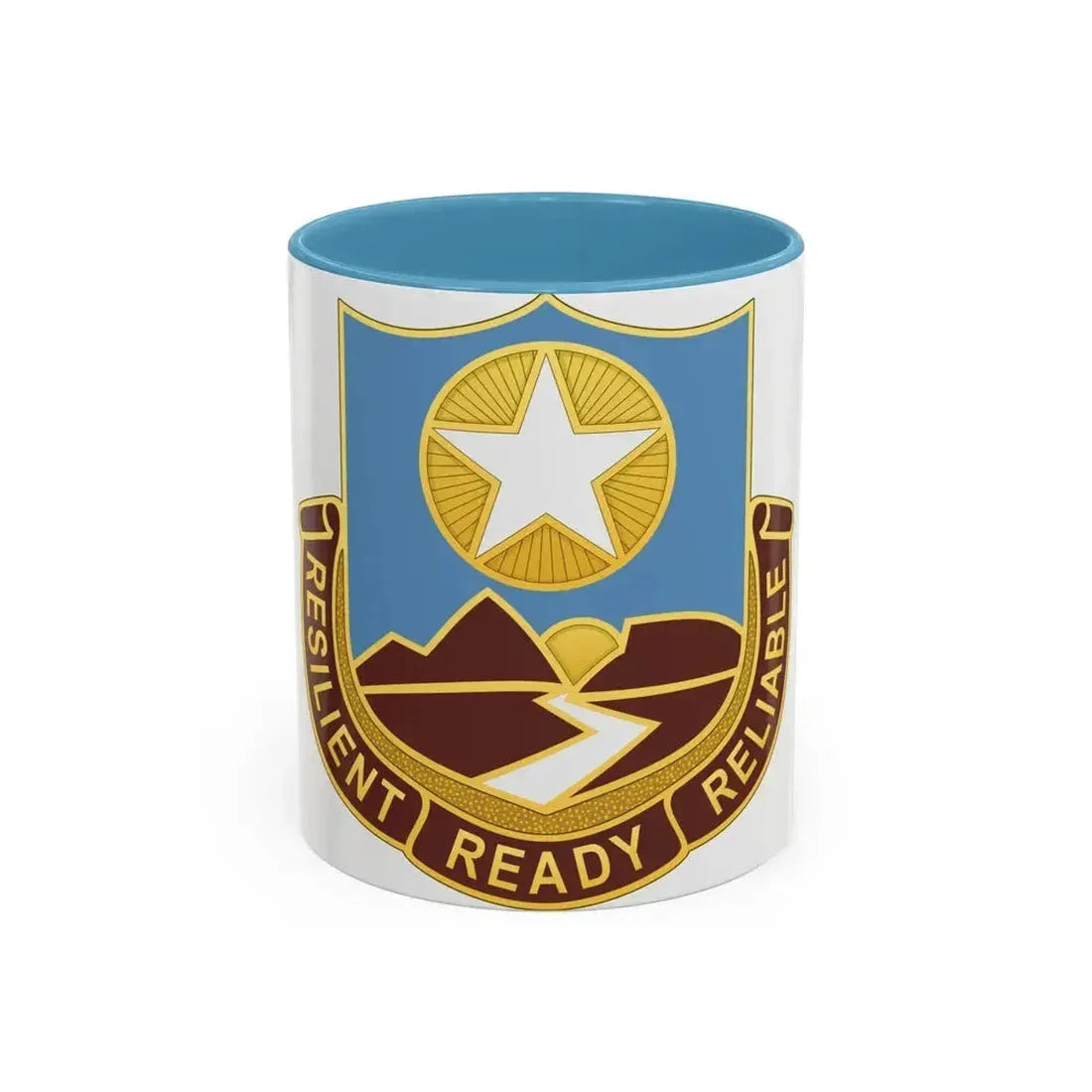 Dental Health Activity Fort Bliss (U.S. Army) Accent Coffee Mug 11oz Light Blue - Go Mug Yourself