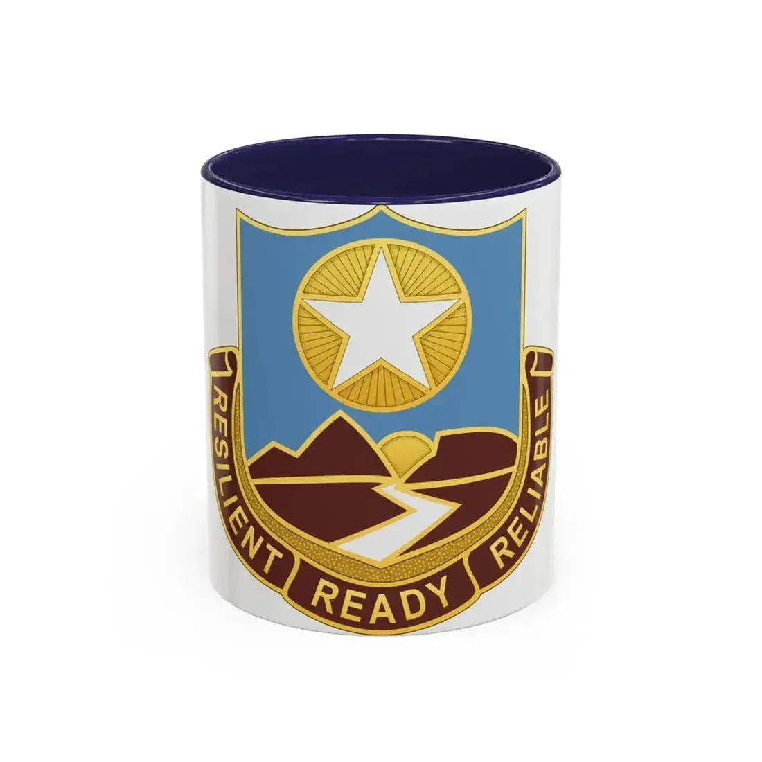Dental Health Activity Fort Bliss (U.S. Army) Accent Coffee Mug 11oz Navy - Go Mug Yourself