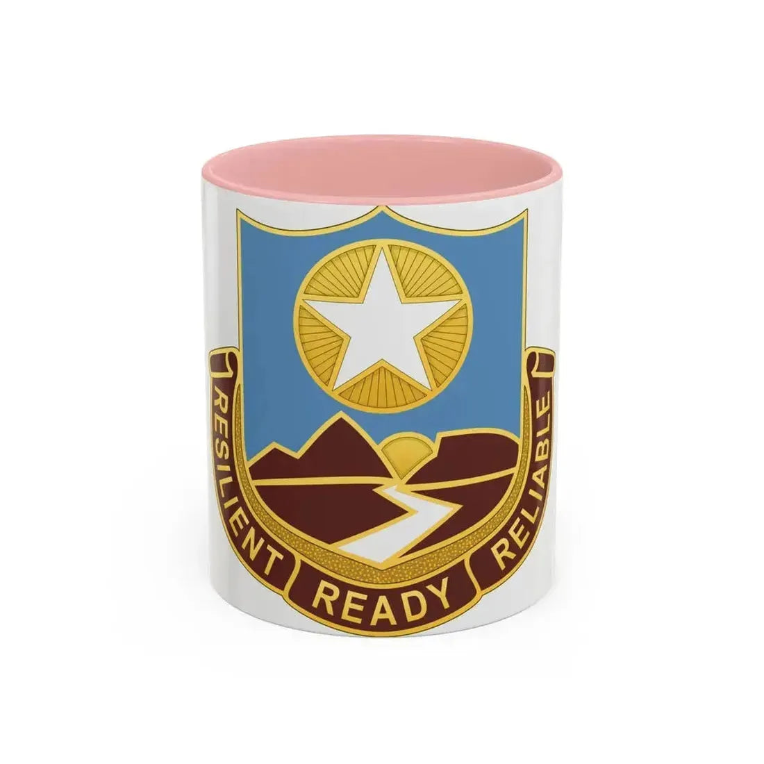 Dental Health Activity Fort Bliss (U.S. Army) Accent Coffee Mug 11oz Pink - Go Mug Yourself