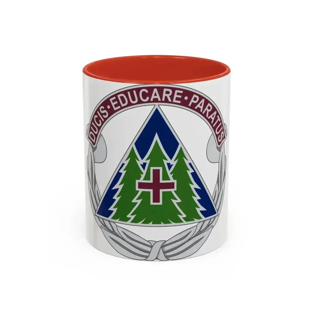 Dental Health Activity Fort Bragg (U.S. Army) Accent Coffee Mug 11oz Red - Go Mug Yourself
