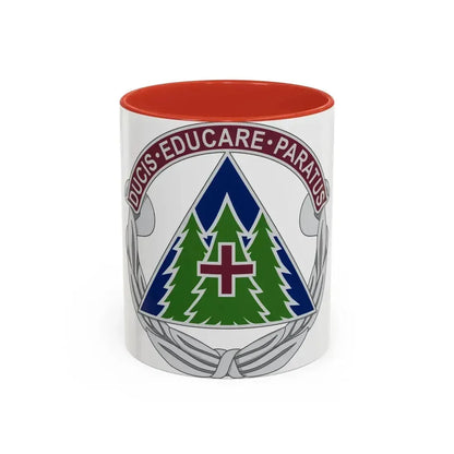 Dental Health Activity Fort Bragg (U.S. Army) Accent Coffee Mug 11oz Red - Go Mug Yourself