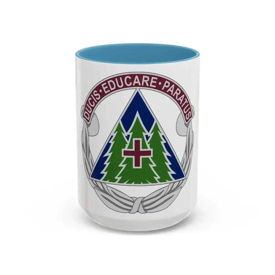 Dental Health Activity Fort Bragg (U.S. Army) Accent Coffee Mug 15oz Light Blue - Go Mug Yourself