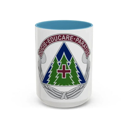 Dental Health Activity Fort Bragg (U.S. Army) Accent Coffee Mug 15oz Light Blue - Go Mug Yourself
