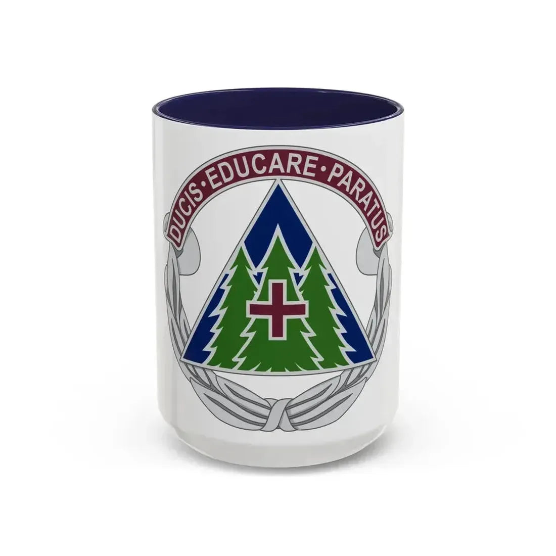 Dental Health Activity Fort Bragg (U.S. Army) Accent Coffee Mug 15oz Navy - Go Mug Yourself