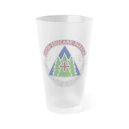 Dental Health Activity Fort Bragg (U.S. Army) Frosted Pint Glass 16oz Default Title - Go Mug Yourself