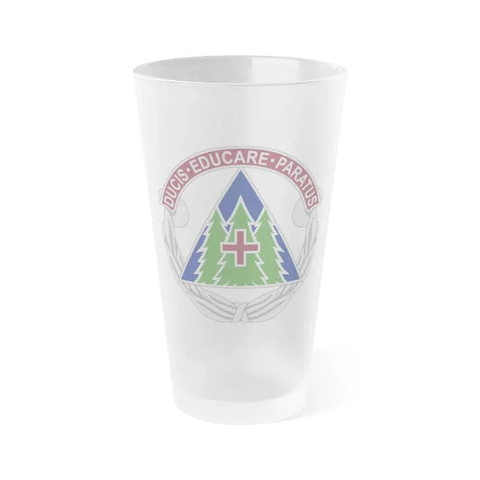 Dental Health Activity Fort Bragg (U.S. Army) Frosted Pint Glass 16oz Default Title - Go Mug Yourself