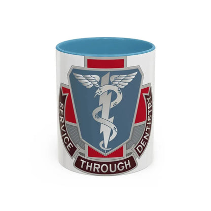 Dental Health Activity Fort Campbell (U.S. Army) Accent Coffee Mug 11oz Light Blue - Go Mug Yourself