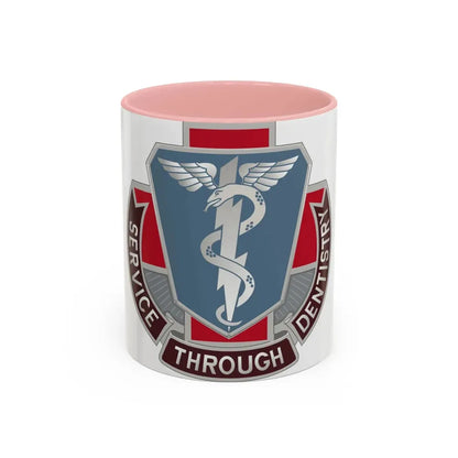Dental Health Activity Fort Campbell (U.S. Army) Accent Coffee Mug 11oz Pink - Go Mug Yourself