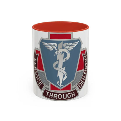 Dental Health Activity Fort Campbell (U.S. Army) Accent Coffee Mug 11oz Red - Go Mug Yourself