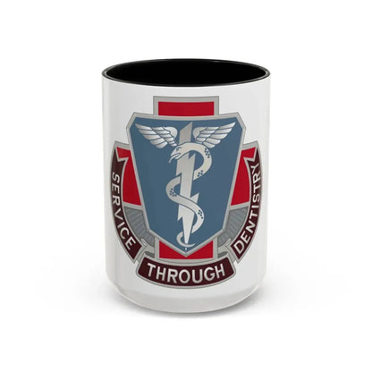 Dental Health Activity Fort Campbell (U.S. Army) Accent Coffee Mug 15oz Black - Go Mug Yourself