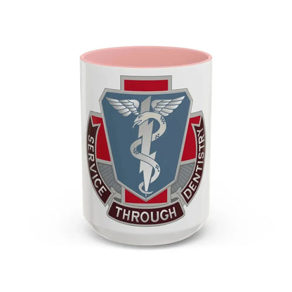 Dental Health Activity Fort Campbell (U.S. Army) Accent Coffee Mug 15oz Pink - Go Mug Yourself