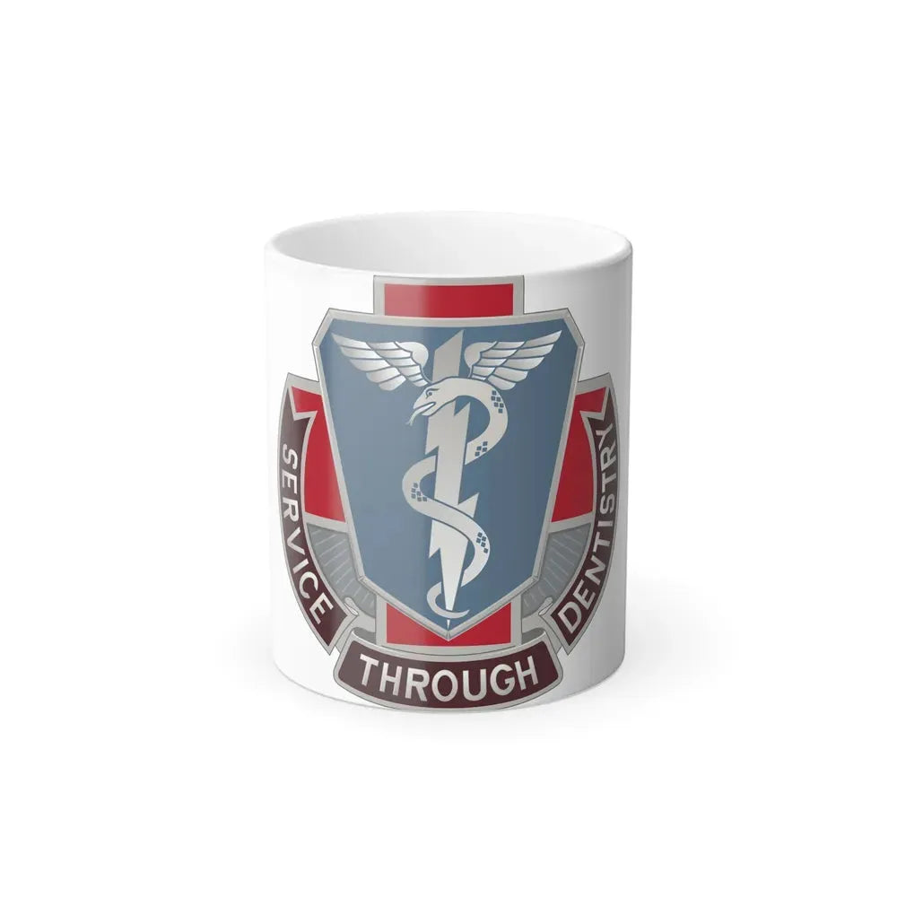 Dental Health Activity Fort Campbell (U.S. Army) Color Changing Coffee Mug 11oz - Go Mug Yourself