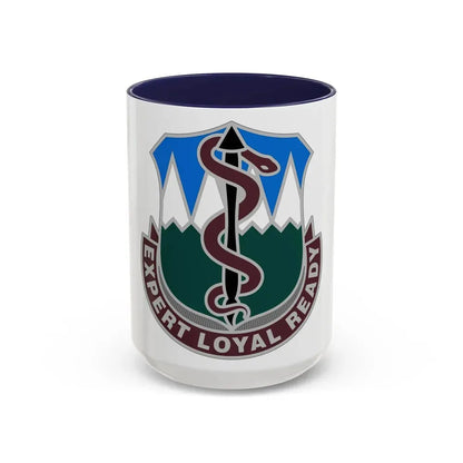 Dental Health Activity Fort Carson (U.S. Army) Accent Coffee Mug 15oz Navy - Go Mug Yourself