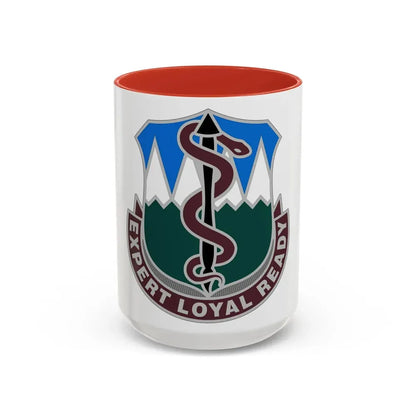 Dental Health Activity Fort Carson (U.S. Army) Accent Coffee Mug 15oz Red - Go Mug Yourself