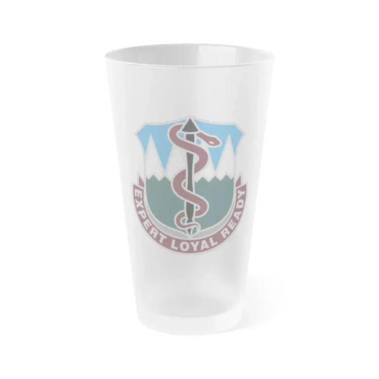 Dental Health Activity Fort Carson (U.S. Army) Frosted Pint Glass 16oz Default Title - Go Mug Yourself