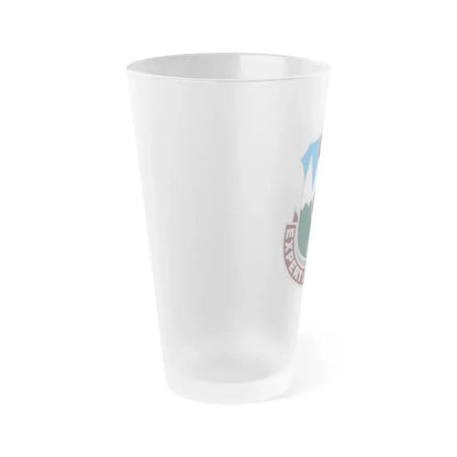 Dental Health Activity Fort Carson (U.S. Army) Frosted Pint Glass 16oz - Go Mug Yourself