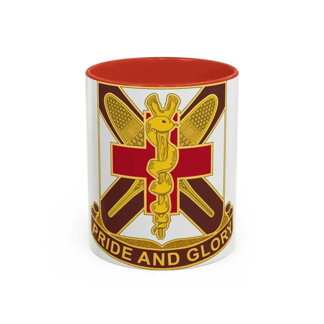 Dental Health Activity Fort Drum (U.S. Army) Accent Coffee Mug 11oz Red - Go Mug Yourself