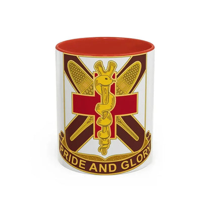 Dental Health Activity Fort Drum (U.S. Army) Accent Coffee Mug 11oz Red - Go Mug Yourself