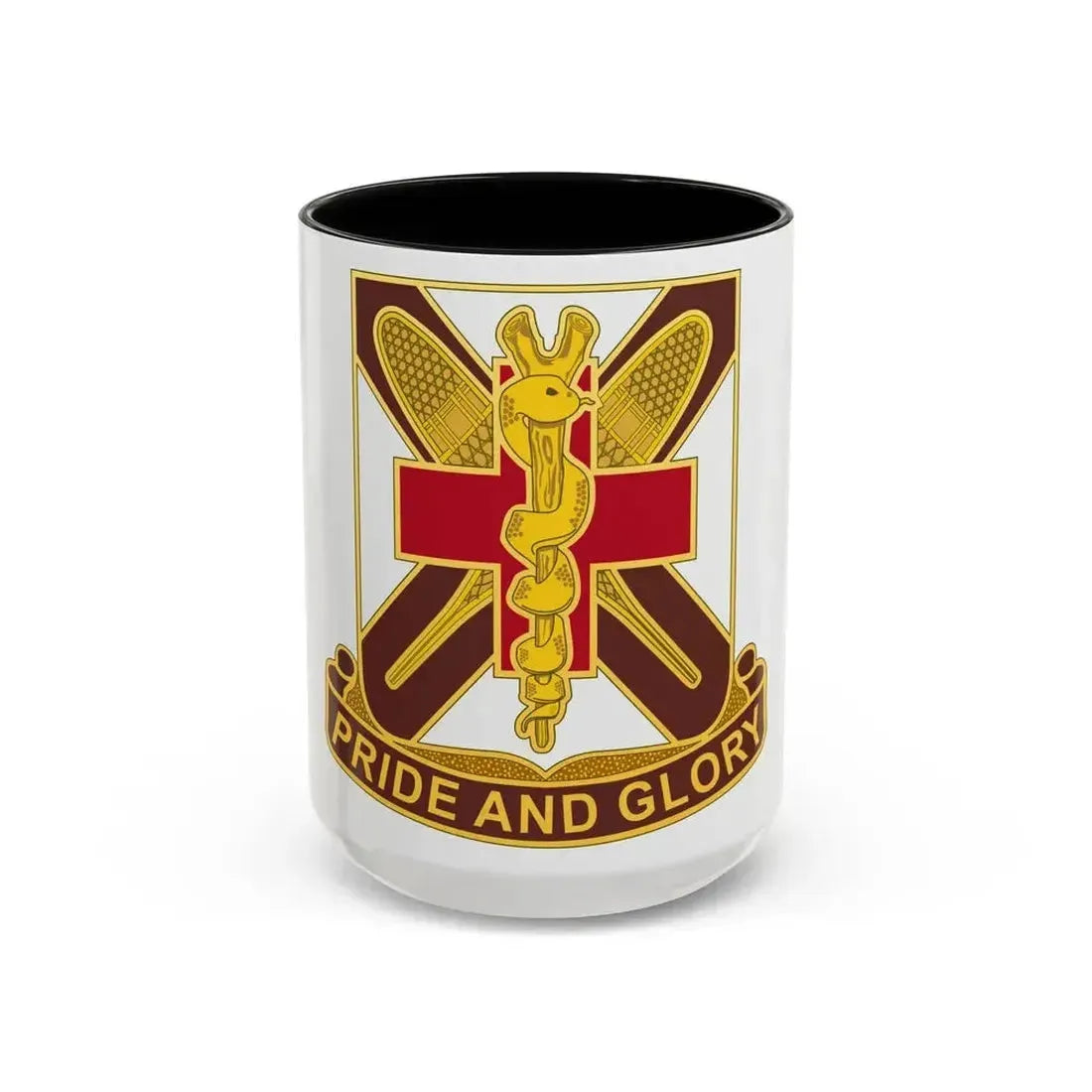 Dental Health Activity Fort Drum (U.S. Army) Accent Coffee Mug 15oz Black - Go Mug Yourself