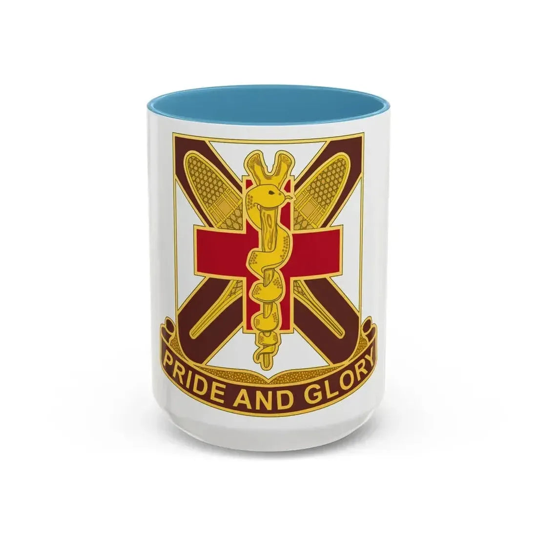 Dental Health Activity Fort Drum (U.S. Army) Accent Coffee Mug 15oz Light Blue - Go Mug Yourself