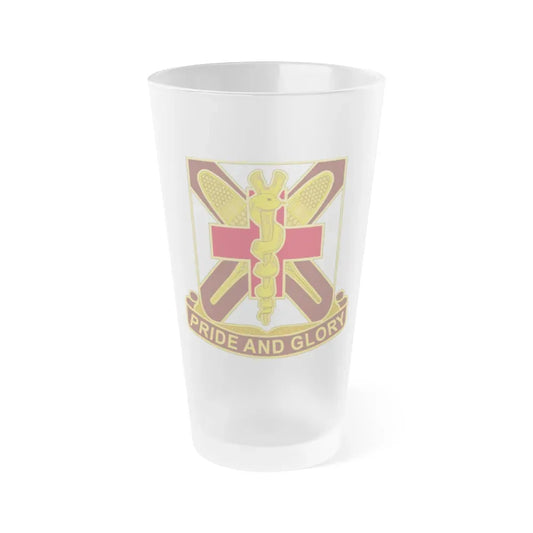 Dental Health Activity Fort Drum (U.S. Army) Frosted Pint Glass 16oz Default Title - Go Mug Yourself