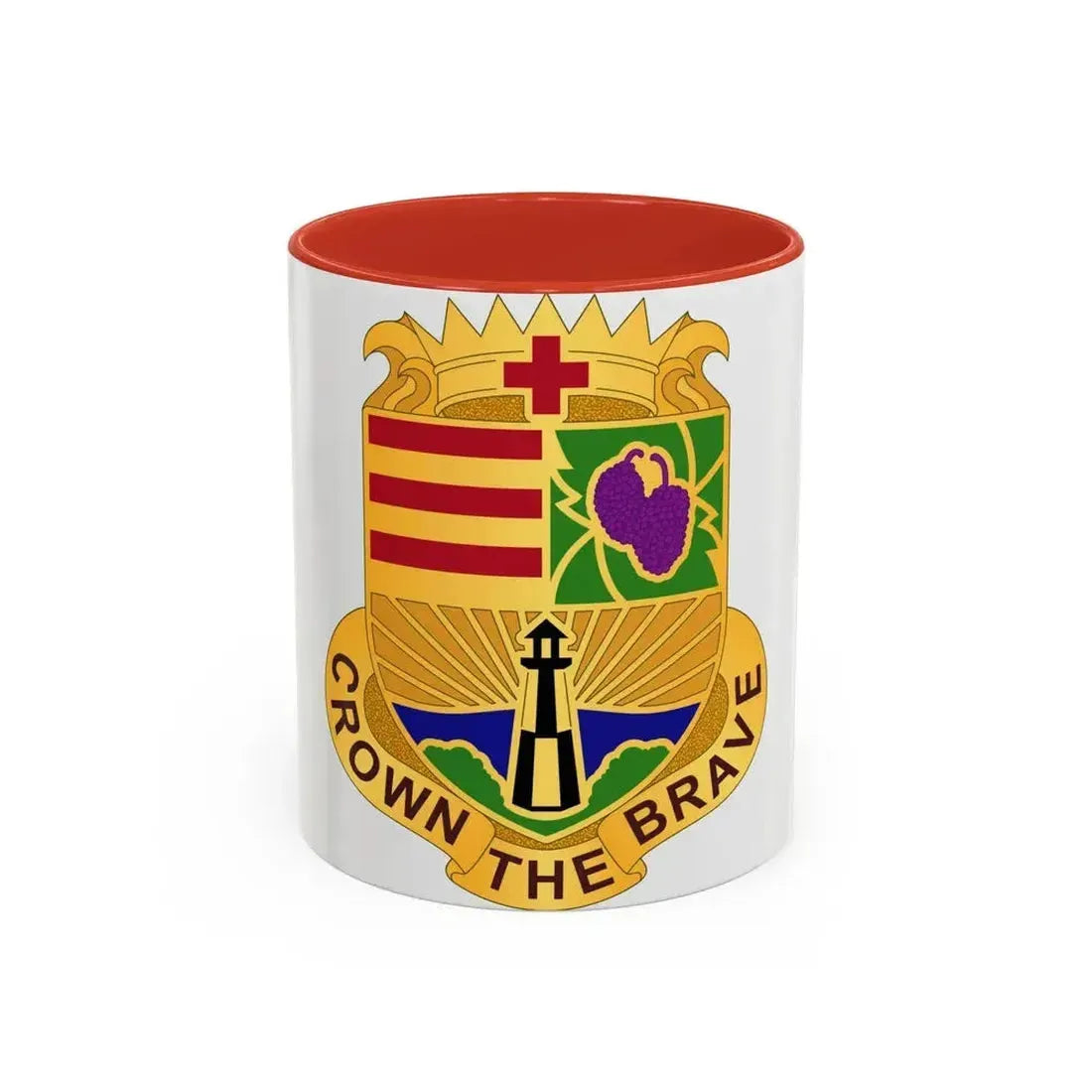 Dental Health Activity Fort Eustis (U.S. Army) Accent Coffee Mug 11oz Red - Go Mug Yourself