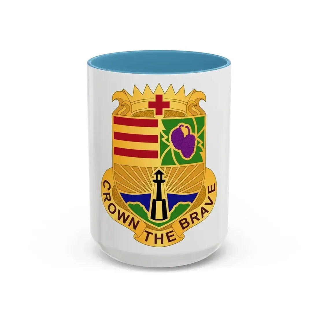 Dental Health Activity Fort Eustis (U.S. Army) Accent Coffee Mug 15oz Light Blue - Go Mug Yourself