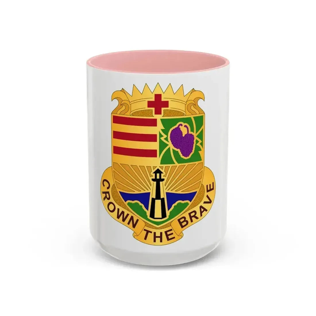 Dental Health Activity Fort Eustis (U.S. Army) Accent Coffee Mug 15oz Pink - Go Mug Yourself