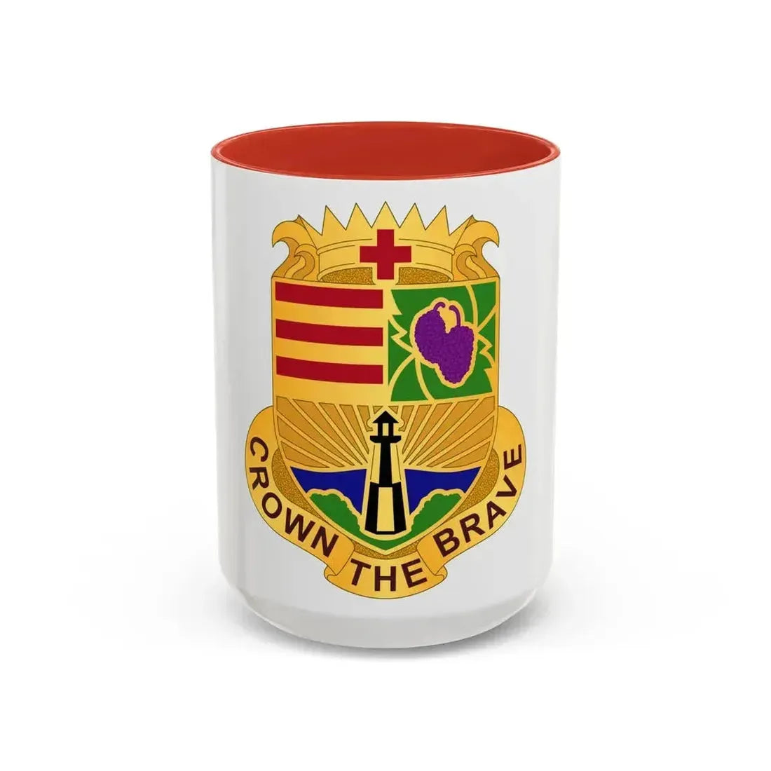Dental Health Activity Fort Eustis (U.S. Army) Accent Coffee Mug 15oz Red - Go Mug Yourself