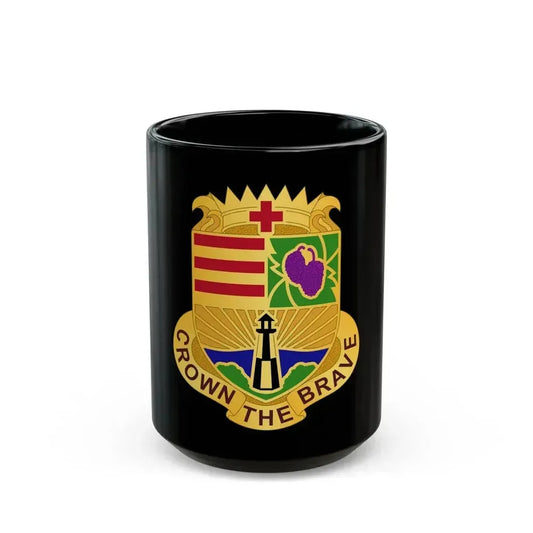 Dental Health Activity Fort Eustis (U.S. Army) Black Coffee Mug 15oz - Go Mug Yourself