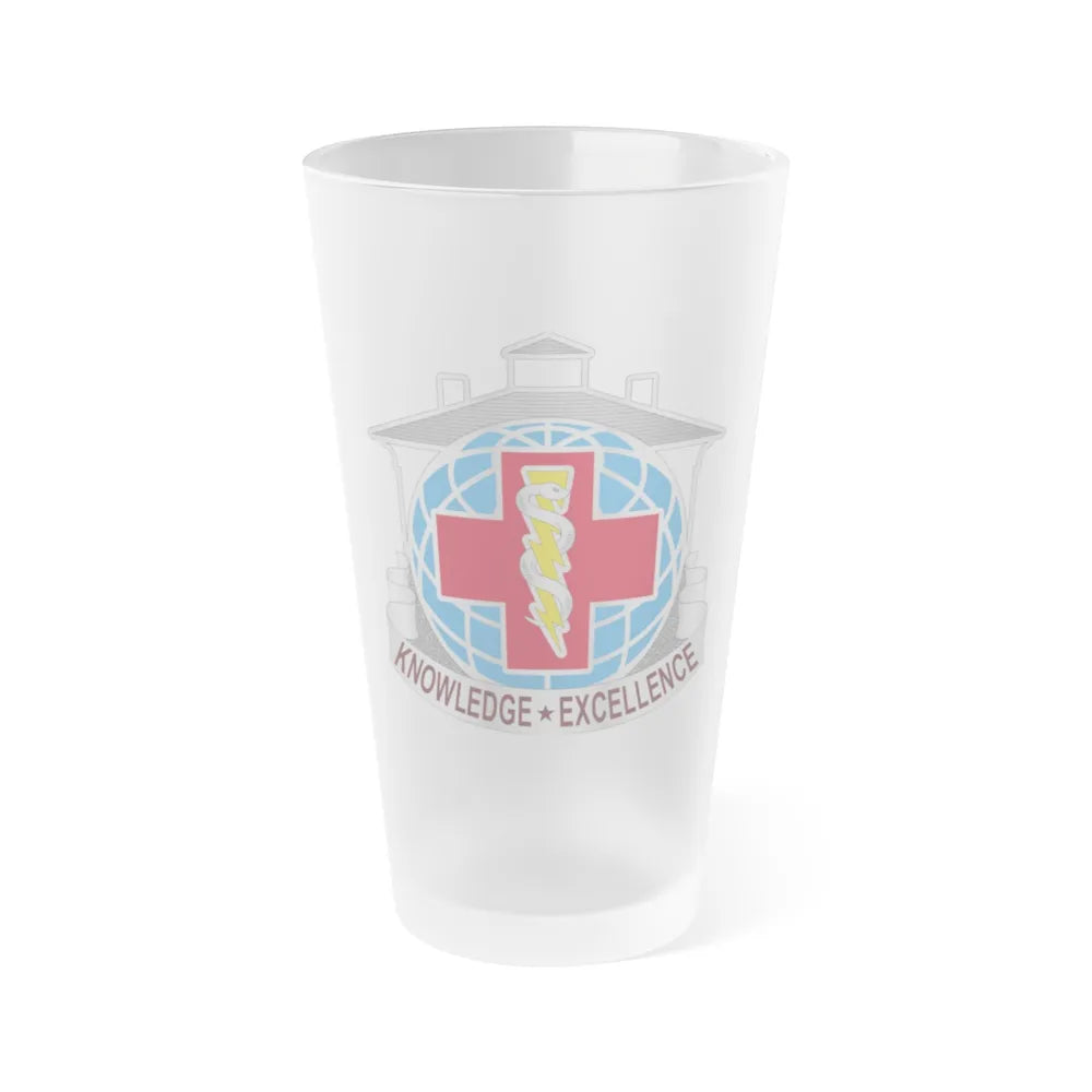 Dental Health Activity Fort Gordon (U.S. Army) Frosted Pint Glass 16oz-Go Mug Yourself