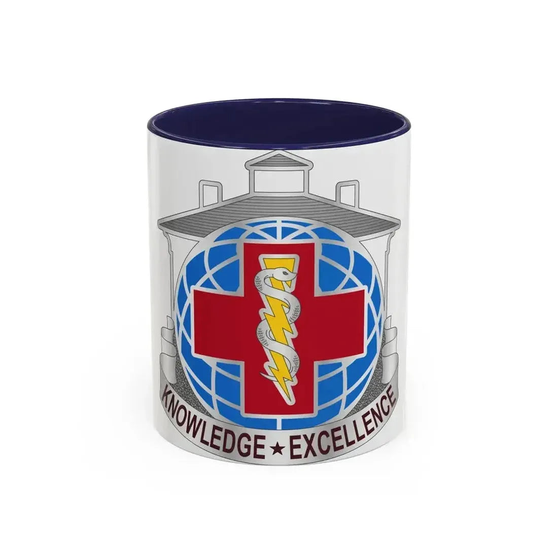 Dental Health Activity Fort Gordon (U.S. Army) Accent Coffee Mug 11oz Navy - Go Mug Yourself