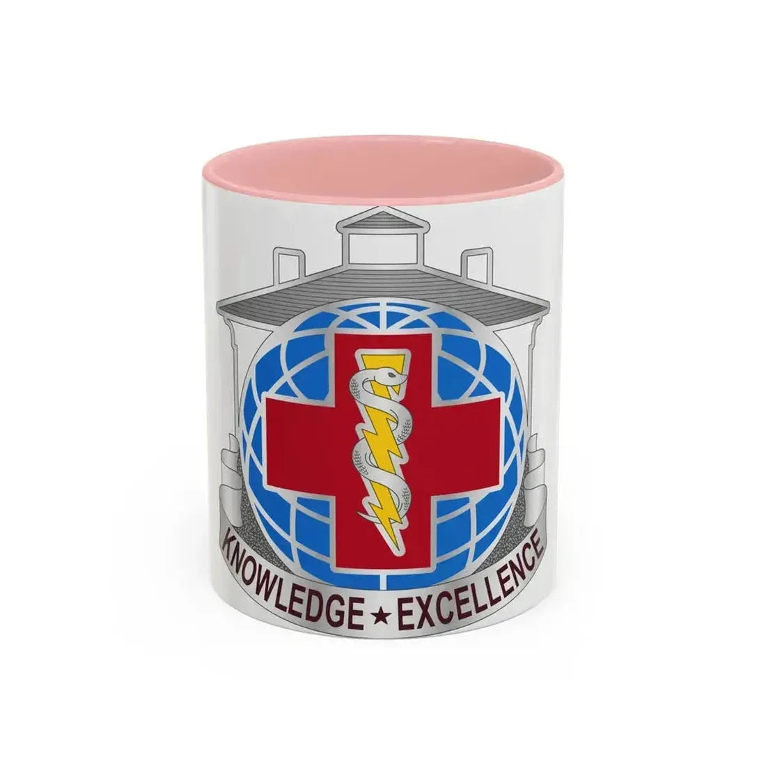 Dental Health Activity Fort Gordon (U.S. Army) Accent Coffee Mug 11oz Pink - Go Mug Yourself