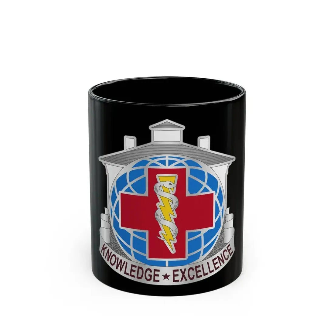 Dental Health Activity Fort Gordon (U.S. Army) Black Coffee Mug - Go Mug Yourself