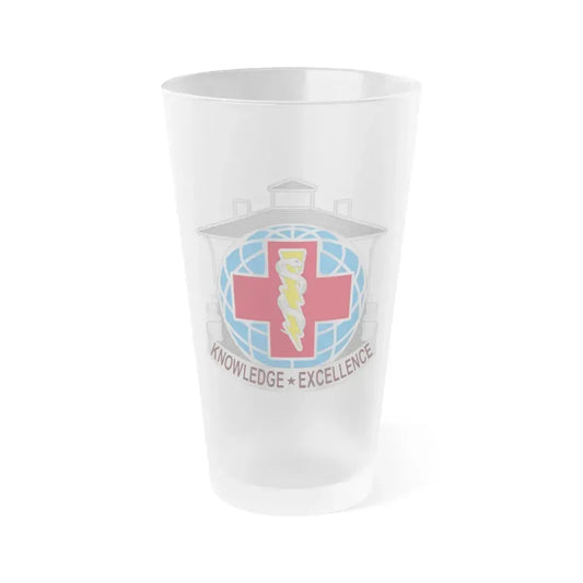 Dental Health Activity Fort Gordon (U.S. Army) Frosted Pint Glass 16oz Default Title - Go Mug Yourself