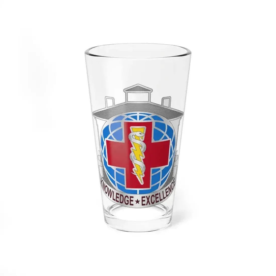 Dental Health Activity Fort Gordon (U.S. Army) Pint Glass 16oz 16oz - Go Mug Yourself