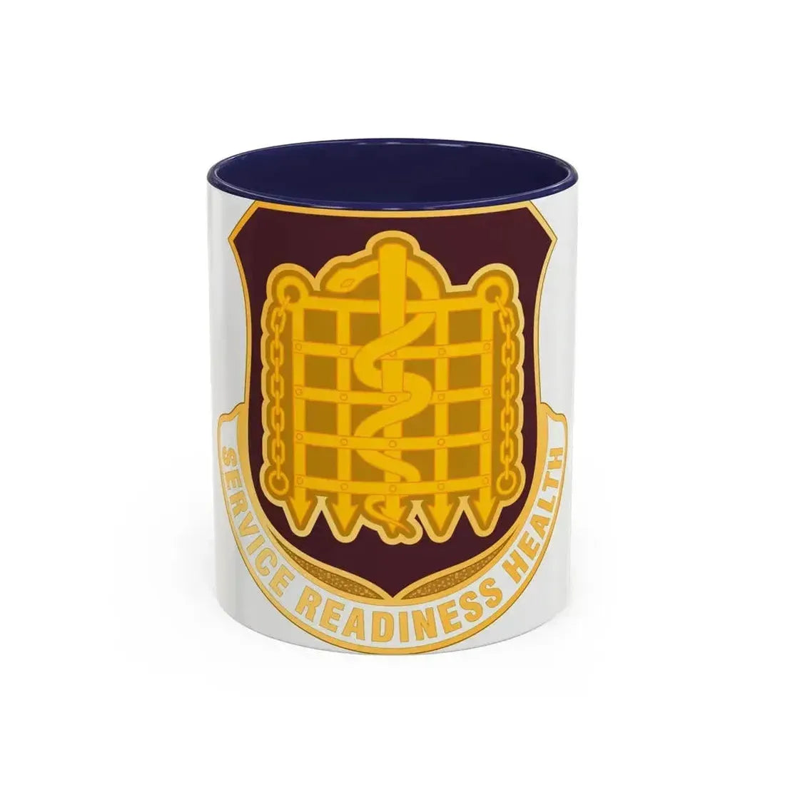 Dental Health Activity Fort Knox (U.S. Army) Accent Coffee Mug 11oz Navy - Go Mug Yourself