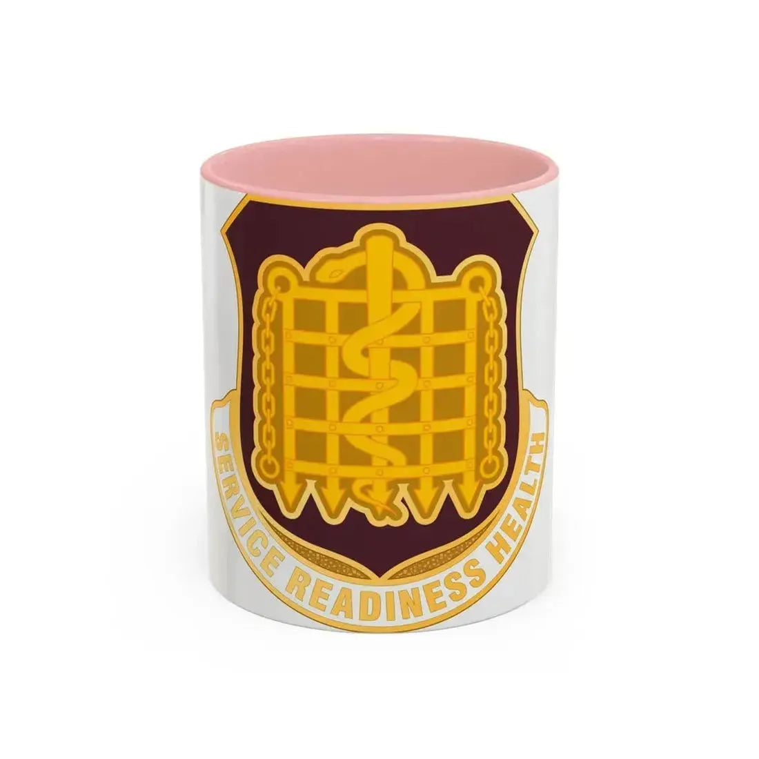 Dental Health Activity Fort Knox (U.S. Army) Accent Coffee Mug 11oz Pink - Go Mug Yourself