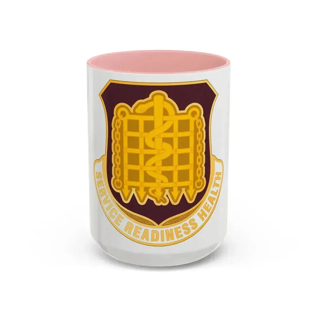 Dental Health Activity Fort Knox (U.S. Army) Accent Coffee Mug 15oz Pink - Go Mug Yourself