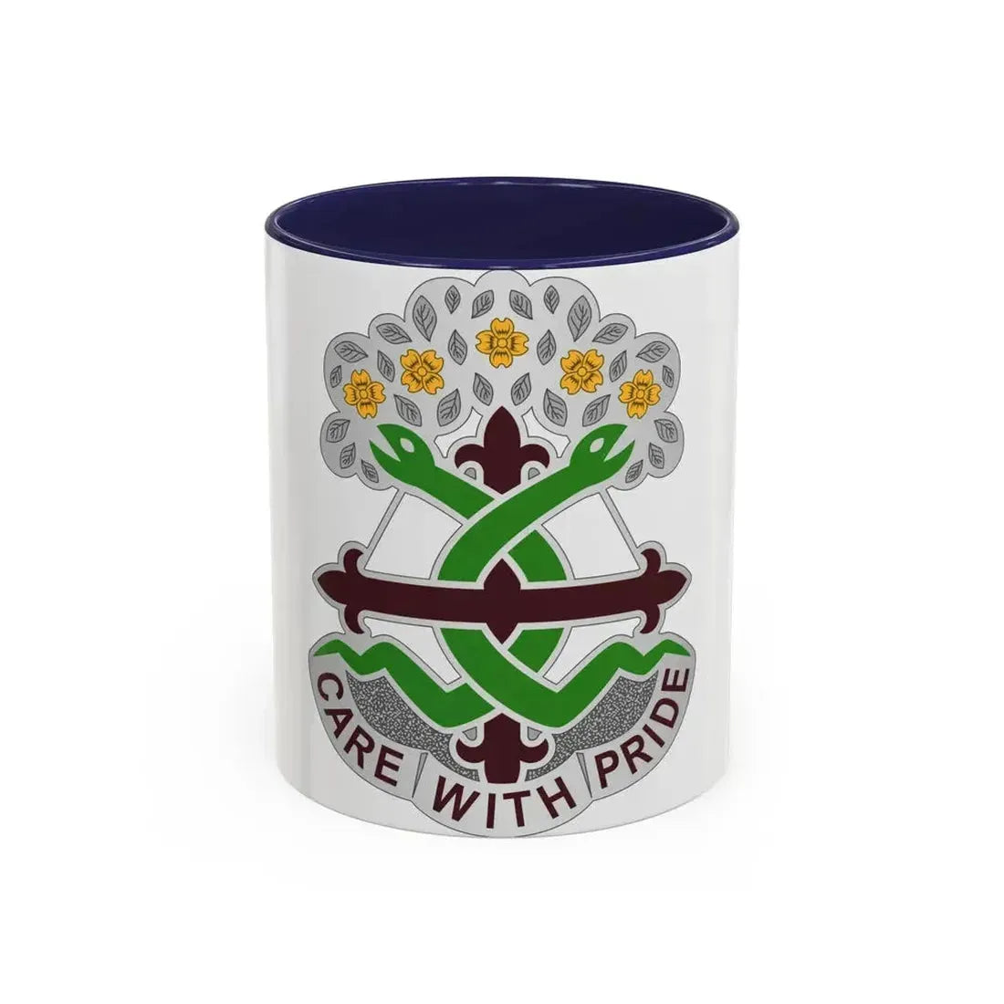 Dental Health Activity Fort Leonard Wood (U.S. Army) Accent Coffee Mug 11oz Navy - Go Mug Yourself